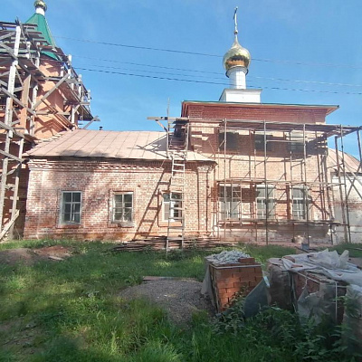 Очередной этап в деле возрождения Троицкого храма д. Богоявление Семеновского благочиния