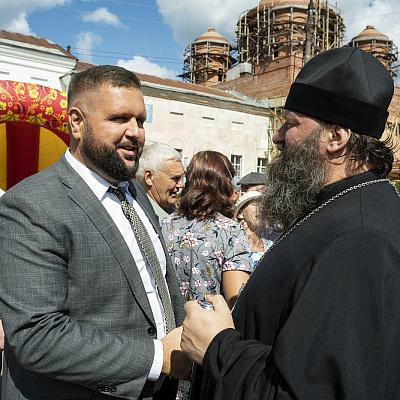 Епископ Городецкий и Ветлужский Парамон посетил торжественное мероприятие, посвященное Дню поселка р.п. Воскресенское