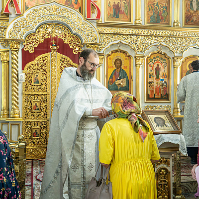 В праздник Вознесения Господня епископ Городецкий и Ветлужский Парамон совершил Божественную литургию в Городецком кафедральном соборе Покрова Пресвятой Богородицы