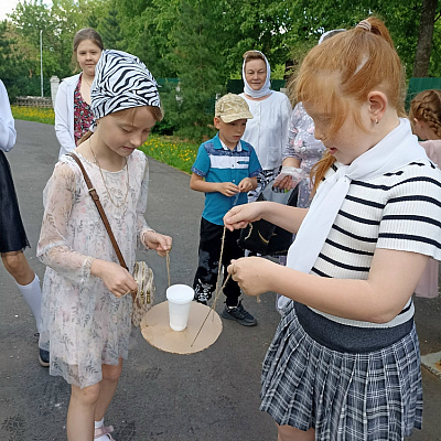 Итоговое занятие в воскресной школе "Зернышки" прихода Пресвятой Живоначальной Троицы поселка Шаранга