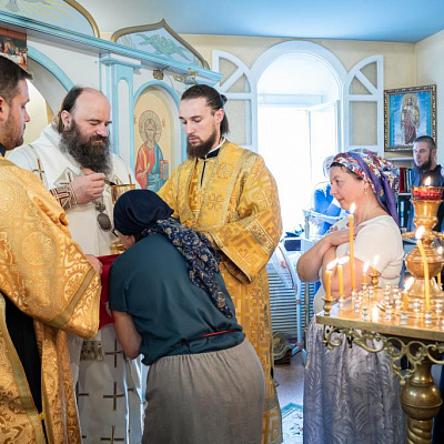 В Неделю 18-ю по Пятидесятнице епископ Городецкий и Ветлужский Парамон совершил Божественную литургию в молитвенной комнате Городецкого санатория