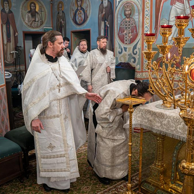 В праздник Крещения Господня епископ Городецкий и Ветлужский Парамон совершил Божественную литургию в Городецком Феодоровском мужском монастыре