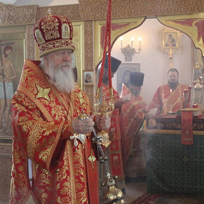 Епископ Городецкий и Ветлужский Августин совершил Божественную литургию в храме ФКУ ИК-1 поселка Сухобезводное