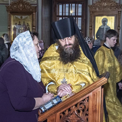 10 ноября, в день памяти великомученицы Параскевы Пятницы, в храме Быдреевского Кресто-Воздвиженского женского монастыря епископ Городецкий и Ветлужский Августин совершил Божественную литургию