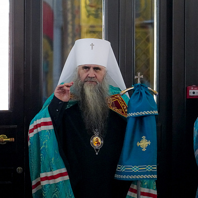 Митрополит Георгий возглавил всенощное бдение в канавинском храме в честь Владимирской иконы Божией Матери