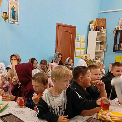 Экскурсия для школьников в храме Рождества Пресвятой Богородицы села Хохлома Ковернинского округа