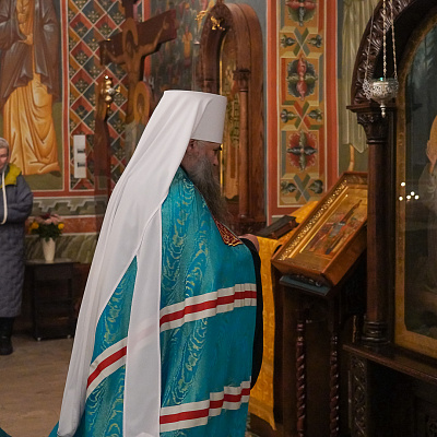 Митрополит Георгий совершил Божественную литургию на Патриаршем подворье Дивеевского монастыря в Москве