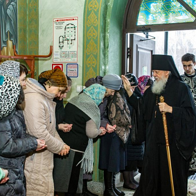 Епископ Городецкий и Ветлужский Августин совершил Литургию Преждеосвященных Даров в Городецком Феодоровском мужском монастыре