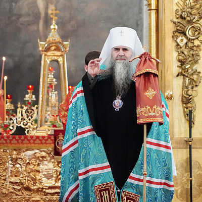Митрополит Георгий возглавил престольный праздник в Воскресенском кафедральном соборе Арзамаса