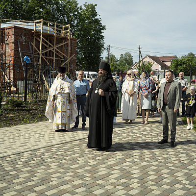 В день престольного праздника епископ Городецкий и Ветлужский Парамон совершил Божественную литургию в храме святителя Николая Чудотворца р.п. Красные Баки