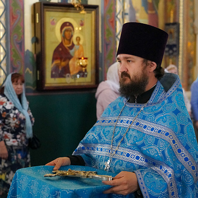 Митрополит Георгий возглавил всенощное бдение в канавинском храме в честь Владимирской иконы Божией Матери