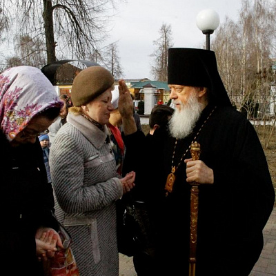 Епископ Городецкий и Ветлужский Августин совершил Божественную литургию в Городецком Феодоровском мужском монастыре