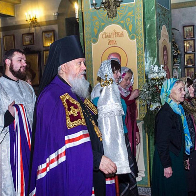 В навечерие Богоявления (Крещенский сочельник), епископ Городецкий и Ветлужский совершил Божественную литургию