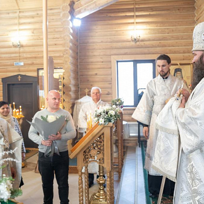 В праздник Обрезания Господня епископ Городецкий и Ветлужский Парамон совершил Божественную литургию в храме Вознесения Господня с. Зарубино