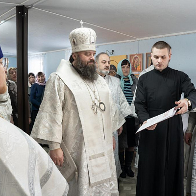 Епископ Городецкий и Ветлужский Парамон совершил малое освящение храма святителя Луки Крымского в р.п. Первомайский