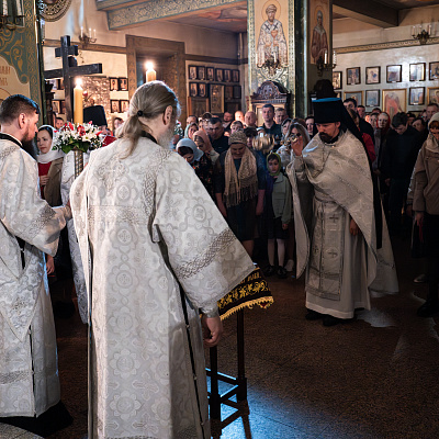 В праздник Светлого Христова Воскресения епископ Городецкий и Ветлужский Парамон совершил Пасхальные богослужения в Городецком Феодоровском мужском монастыре