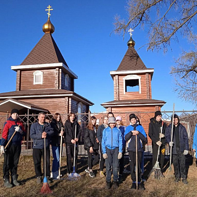 В Новопокровской школе Ветлужского района (Ветлужское благочиние) стартовала Весенняя Неделя Добра 