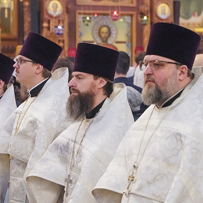 В праздник Крещения Господня митрополит Георгий возглавил Божественную литургию в Александро-Невском кафедральном соборе Нижнего Новгорода