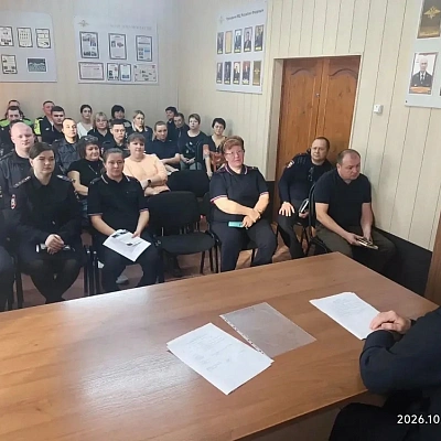 Помощник благочинного Шахунского округа по работе с правоохранительными органами и МЧС провел беседу с сотрудниками МВД
