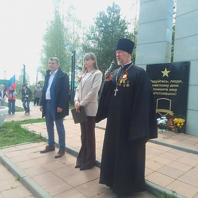 Духовенство Ветлужско-Уренского благочиния активно участвовало в праздничных мероприятиях, посвященных Дню Победы