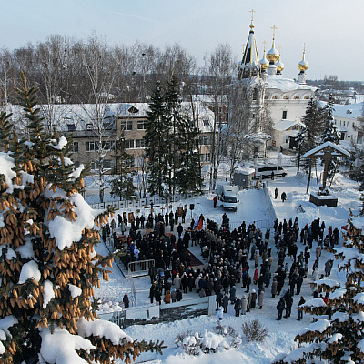 В Городце началось воссоздание колокольни‑памятника «Русская свеча» в память о погибших воинах специальной военной операции