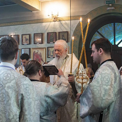 В праздник Крещения епископ Городецкий и Ветлужский Августин совершил Литургию и Чин великого освящения воды
