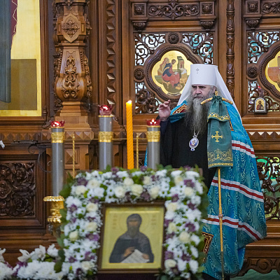 В день памяти преподобного Иоанна Дамаскина митрополит Георгий совершил Божественную литургию в Александро-Невском кафедральном соборе Нижнего Новгорода