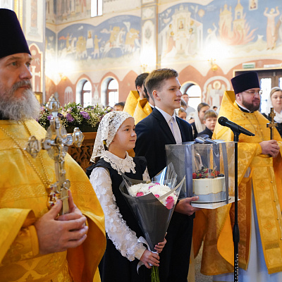 Митрополит Георгий совершил Божественную литургию в Феодоровском храме Нижнего Новгорода