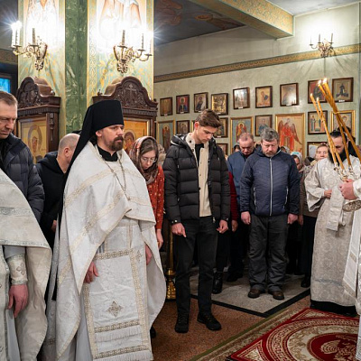 В праздник Крещения Господня епископ Городецкий и Ветлужский Парамон совершил Божественную литургию в Городецком Феодоровском мужском монастыре