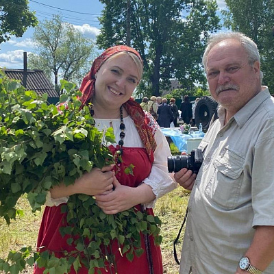Праздник Троицы в д. Богоявление