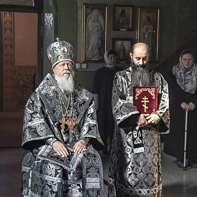Епископ Городецкий и Ветлужский Августин совершил Литургию Преждеосвящённых Даров в кафедральном соборе иконы Божией Матери Феодоровская города Городец