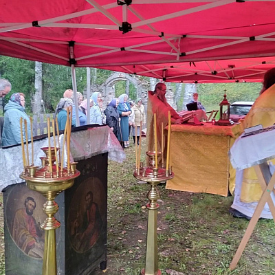 В урочище Пупково Городецкого благочиния состоялась Божественная литургия