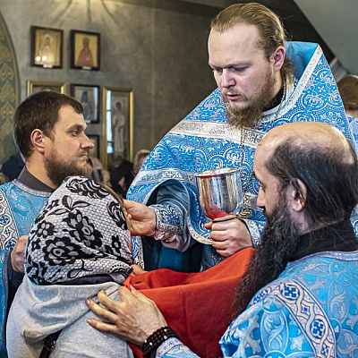 В праздник Благовещения Пресвятой Богородицы епископ Городецкий и Ветлужский Августин совершил Божественную литургию в Городце