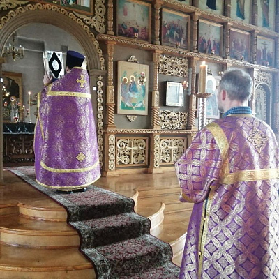 Крестопоклонная Неделя в Воскресенском
