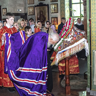 В праздник святых Жен-мироносиц епископ Городецкий и Ветлужский Августин совершил Божественную литургию