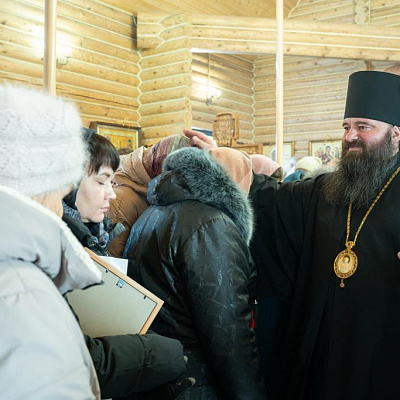 В праздник Обрезания Господня епископ Городецкий и Ветлужский Парамон совершил Божественную литургию в храме Вознесения Господня с. Зарубино