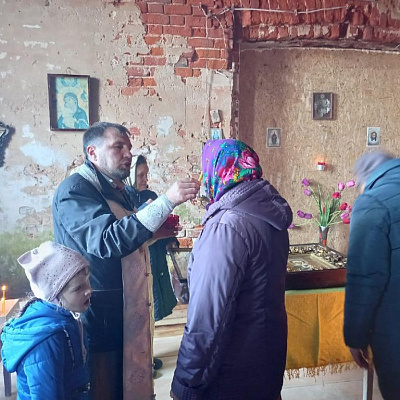В деревне Овсянка Семеновского благочиния возрождается храм