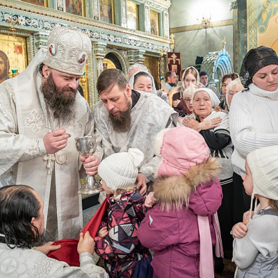 В праздник Крещения Господня епископ Городецкий и Ветлужский Парамон совершил Божественную литургию в Городецком Феодоровском мужском монастыре