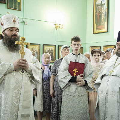 Епископ Городецкий и Ветлужский Парамон совершил Великое освящение храма преподобного Серафима Саровского р.п. Пижма Тоншаевского муниципального округа