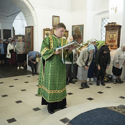 Епископ Городецкий и Ветлужский Парамон совершил Божественную литургию в храме иконы Божией Матери «Всех скорбящих Радость» р.п. Сокольское