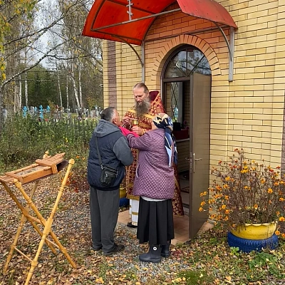 В часовне деревни Филоново Городецкого округа впервые за долгое время была совершена Божественная литургия 