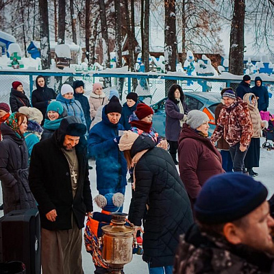 Рождественская елка в селе Светлом