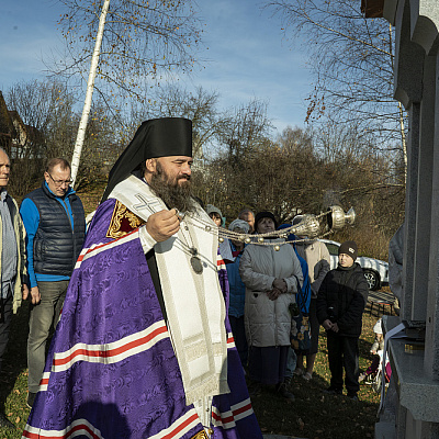 Епископ Городецкий и Ветлужский Парамон совершил освящение часовенного столба в д. Речная