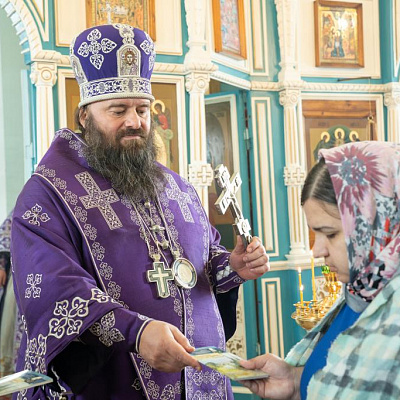 Епископ Городецкий и Ветлужский Парамон совершил Божественную литургию в храме Преображения Господня с. Соболиха