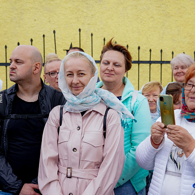 В Александро-Невском кафедральном соборе Нижнего Новгорода торжественно встретили ковчег с частицей мощей святителя Спиридона Тримифунтского
