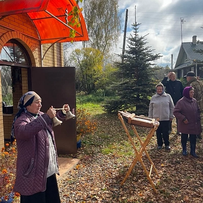 В часовне деревни Филоново Городецкого округа впервые за долгое время была совершена Божественная литургия 