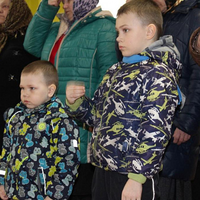 26.03.2018 - Молебен в деревне Шалдеж Семеновского округа