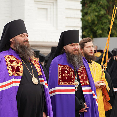 В Серафимо-Дивеевском женском монастыре состоялась торжественная встреча ковчега с десницей святителя Спиридона Тримифунтского с острова Корфу