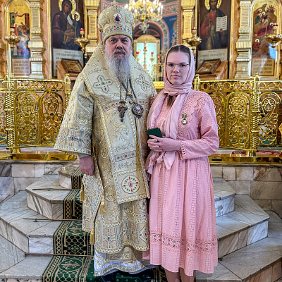 Епископ Гедеон вручил архиерейские награды супругам священнослужителей