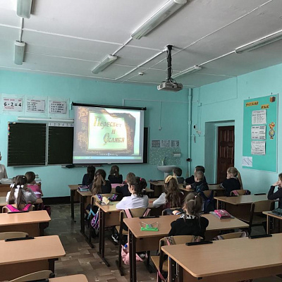 Патриотические беседы со школьниками в Ковернино